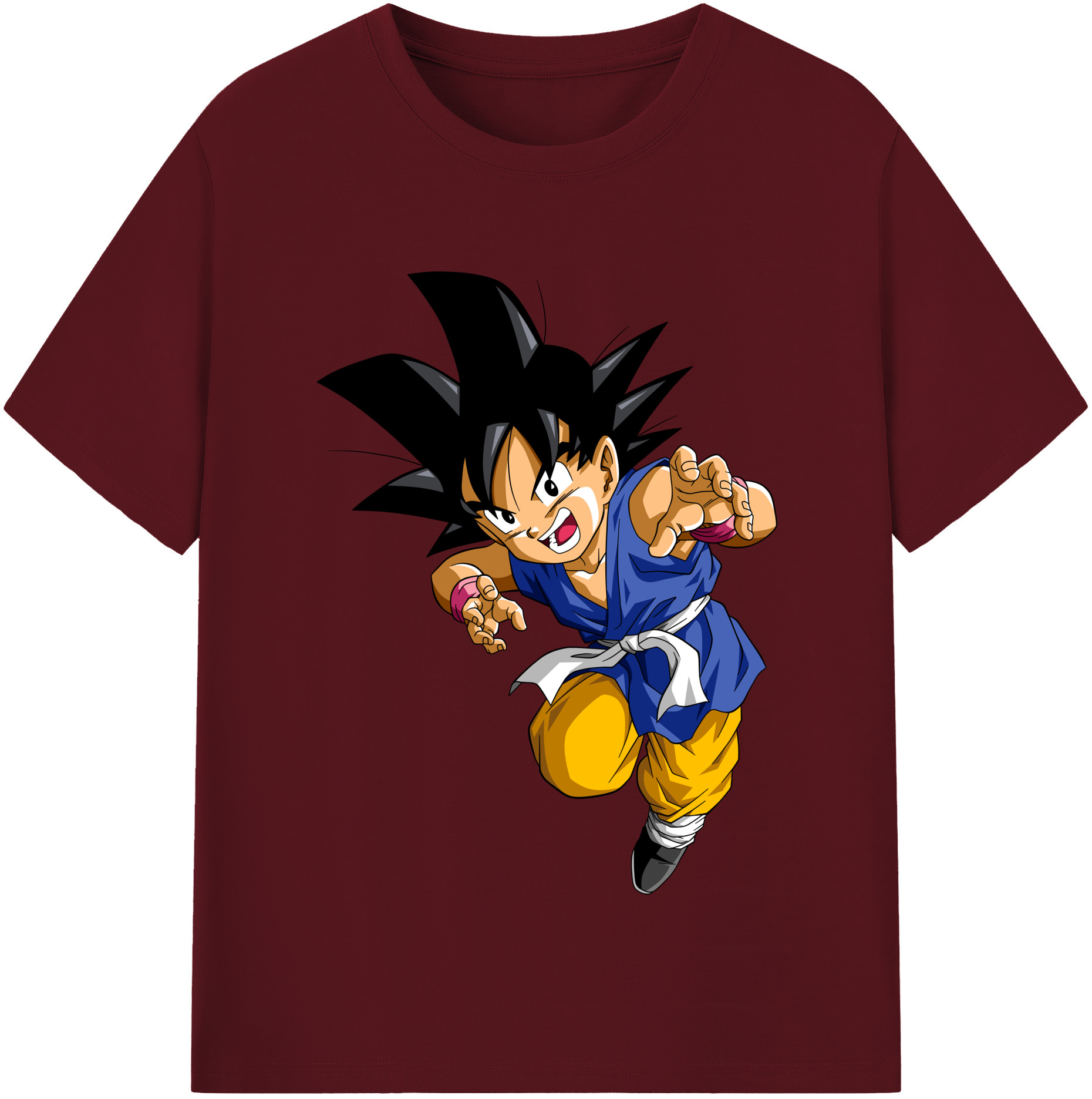 （画像用） ドラゴンボール 孫悟空（そん ごくう）Son Goku カカロット DRAGON BALL Kakarotto 綿100％半袖Tシャツ（フロントプリント）